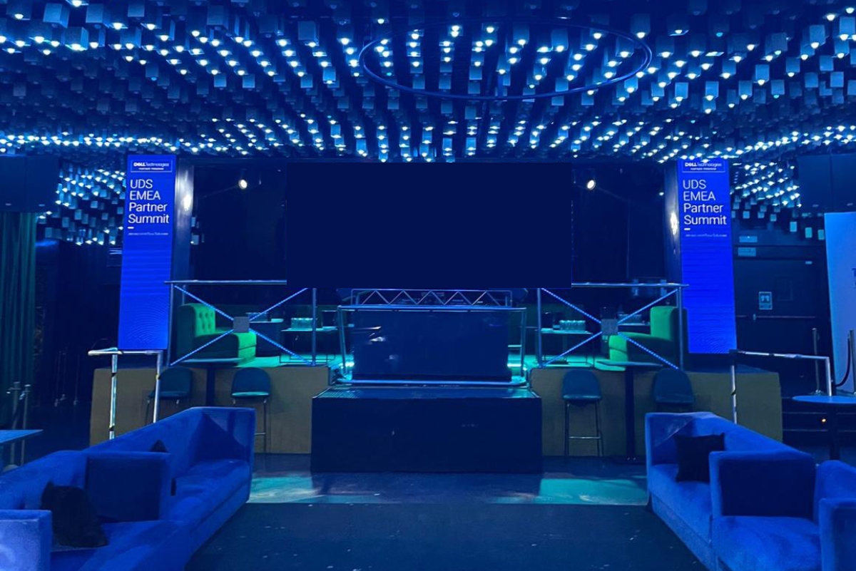 Eventos empresariales en Madrid con pantallas LED